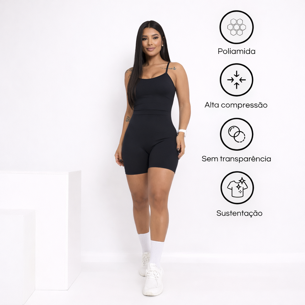 Slim Fit Ônix — Preto